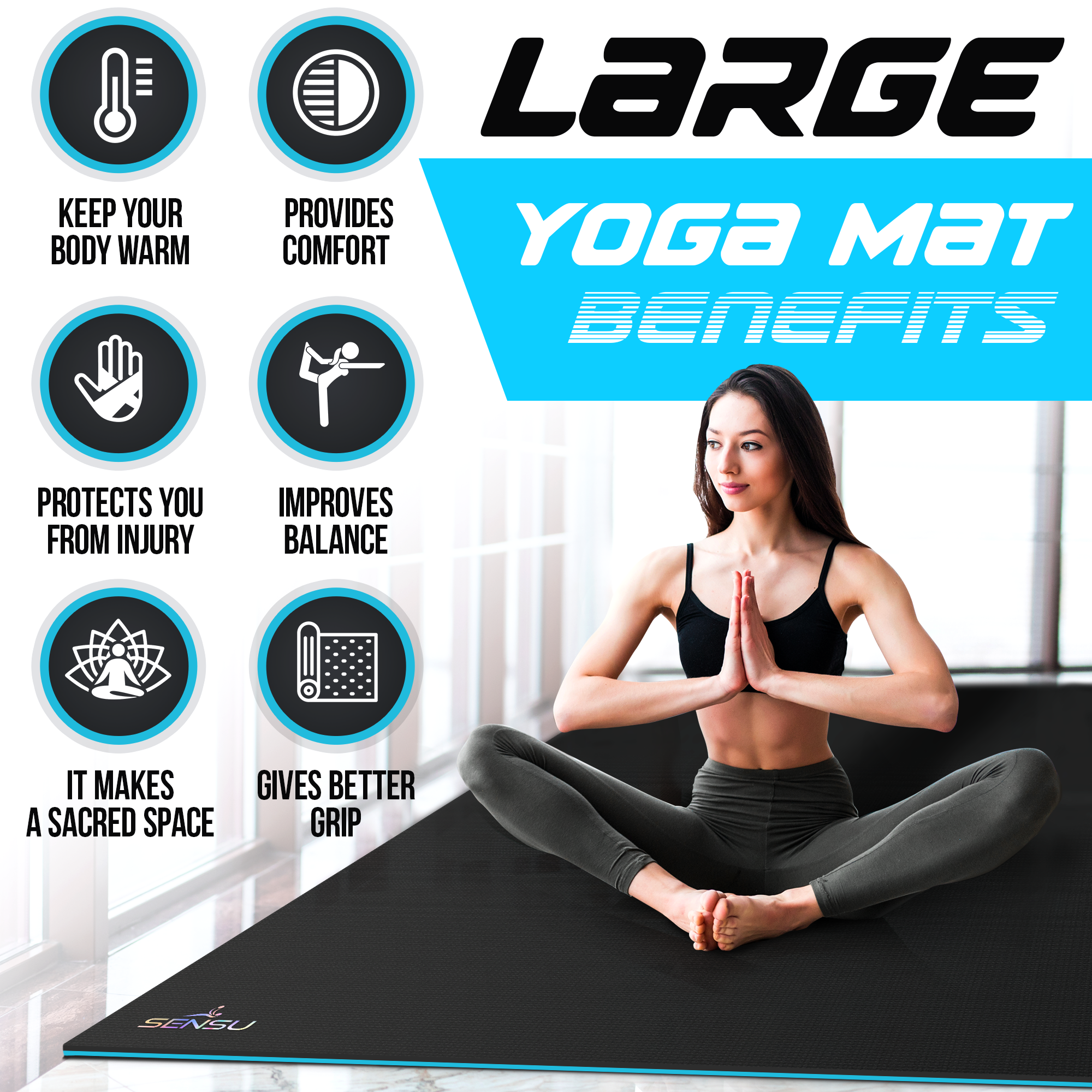 Yoga mat 6 x 4 2025